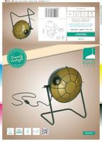 Eglo TafellampTreburley zwart met goud - 43185 - thumbnail