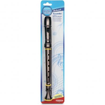 Bontempi blokfluit Baroque 33 cm zwart