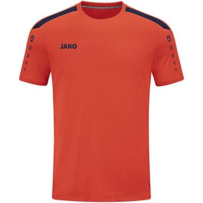 JAKO 4223K Shirt Power Km Kids - Flame/Marine - 128