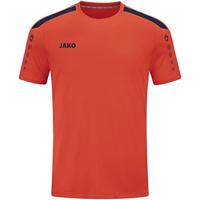 JAKO 4223K Shirt Power Km Kids - Flame/Marine - 128 - thumbnail