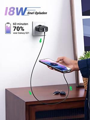 Ugreen 20856 USB-kabel USB 2.0 USB A USB C Zwart, Zilver