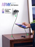 Ugreen 20856 USB-kabel USB 2.0 USB A USB C Zwart, Zilver - thumbnail