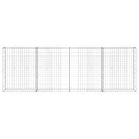 Schanskorfmuur met deksels 300x30x100 cm gegalvaniseerd staal - thumbnail