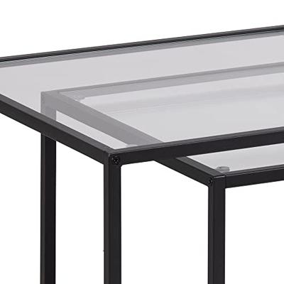 Salontafel Jaxx - zwart - 55x55x90 cm