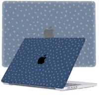 Lunso MacBook Pro 16 inch (2021-2024) cover hoes - case - Purple Pips - thumbnail