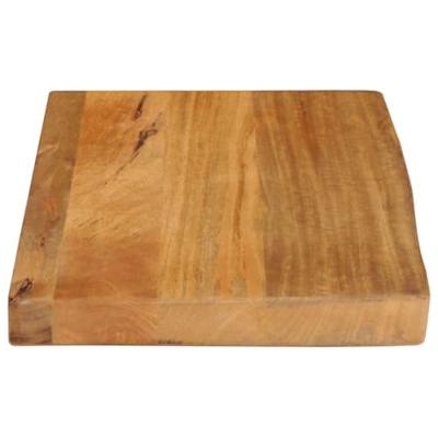 Tafelblad met natuurlijke rand 50x40x2,5 cm massief mangohout