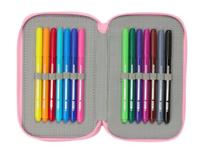 Schooletui met Accessoires Barbie Painterly Roze Hemelsblauw 12,5 x 19,5 x 5,5 cm 37 Onderdelen - thumbnail