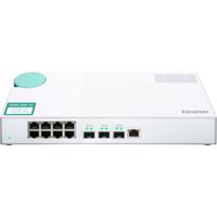 QNAP QSW-308-1C netwerk-switch Unmanaged Gigabit Ethernet (10/100/1000) Wit - thumbnail