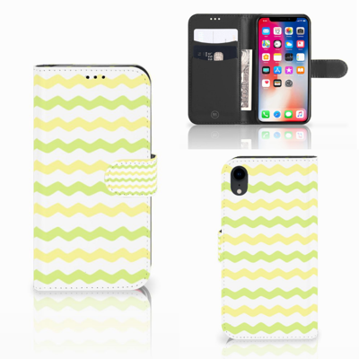 Apple iPhone Xr | Telefoon Hoesje | Waves Yellow