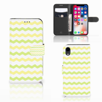 Apple iPhone Xr | Telefoon Hoesje | Waves Yellow - thumbnail