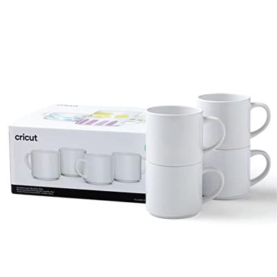 Cricut 2009392 Mok 300 ml. Wit 4 stuk(s)