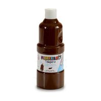 Tempera Pincello Bruin 400 ml (6 Stuks) - thumbnail