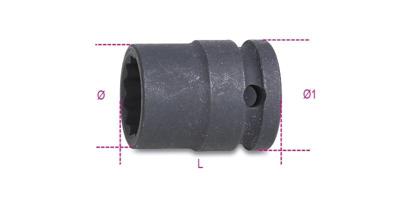 Beta 720B 27-Slagdoppen Twaalfkant - 007201027