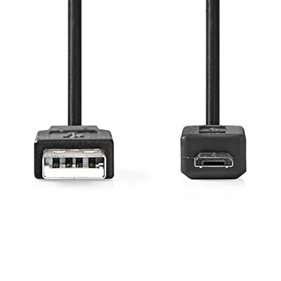 Nedis CCGP60500BK50 Usb 2.0-kabel A Male - Micro-b Male 5,0 M Zwart