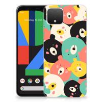 Google Pixel 4 Telefoonhoesje met Naam Bears - thumbnail