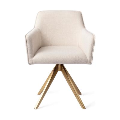 Jesper Home Eetkamerstoel 'Hofu' Turn Gold, Draaibaar, kleur Enoki