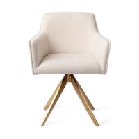 Jesper Home Eetkamerstoel 'Hofu' Turn Gold, Draaibaar, kleur Enoki - thumbnail