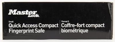 Masterlock Compacte Kluis, biometrisch, digitaal - MLD08EB MLD08EB Masterlock Compacte Kluis, biometrisch, digitaal - MLD08EB MLD08EB