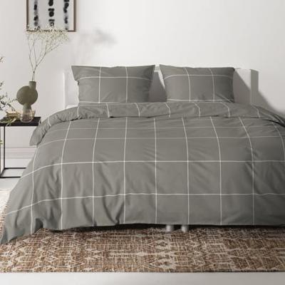 Cinderella Robyn Dekbedovertrek Satijn Taupe-2-persoons (200 x 200/220 cm)