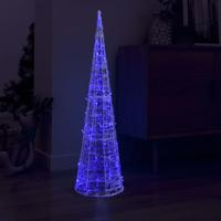 VidaXL Lichtkegel decoratief led blauw 120 cm acryl - thumbnail