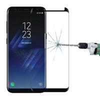 Voor Galaxy S8 PLUS / G955 0 26 mm 9H oppervlaktehardheid 3D Explosieveilig niet-volledig scherm gebogen zaak vriendelijke gehard glas Film(Black) - thumbnail