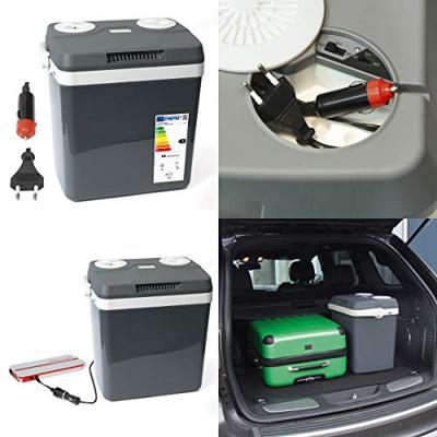 Dino KRAFTPAKET AC/DC Koelbox en verwarmingsbox Energielabel: E (A - G) Thermo-elektrisch 12 V, 230 V Grijs 25 l Tot 18 °C onder de omgevingstemperatuur Dino KRAFTPAKET AC/DC Koelbox en verwarmingsbox Energielabel: E (A - G) Thermo-elektrisch 12 V, 230 V Grijs 25 l Tot 18 °C onder de omgevingstemperatuur