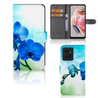 Xiaomi Redmi Note 12 4G Hoesje Orchidee Blauw - Cadeau voor je Moeder - thumbnail