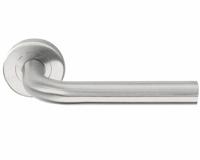 Formani Basics LB3L-19 EN1906/3 deurkruk geveerd op rozet - mat RVS - thumbnail