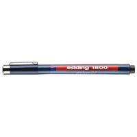 Fineliner edding 1800 0.7mm zwart - thumbnail