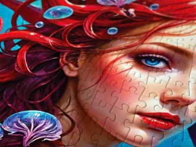 Ginger Mermaid Puzzel 1000 Stukjes