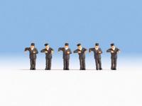 NOCH 36281 N Machinisten stoomlocomotief figuren Geverfd, Staand - thumbnail