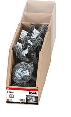 kwb 607833 Schijfborstels, dubbel dik, gegolfd HSS-staaldraad, voor gebruik met boormachines en accuschroevendraaiers 1 stuk(s)