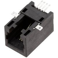 encitech RJJU-44-141-E3H-007 RJ-inbouwbus 3253-0005-02 Bus, inbouw horizontaal Aantal polen (sensoren) 4P4C 1 stuk(s) - thumbnail