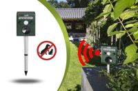 909 Outdoor Ultrasone Honden-, Katten- en Muizenverjager - Zonne-energie - Groen - thumbnail