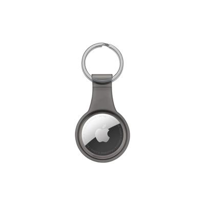 Xccess TPU Airtag Keychain Transparent Black