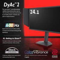 BenQ ZOWIE XL2586X+ eSports Gaming Monitor, 24 inch, 600Hz, Fast TN, DyAc 2, 1080p, HDMI 2.1 X3, DisplayPort 1.4, XL Setting to Share, S Switch, beschermkap, hoogteverstelbaar, PROGamer Base - thumbnail