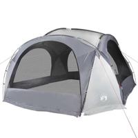 Partytent waterdicht wit en grijs - thumbnail