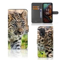Nokia XR21 | Telefoonhoesje | Met pasjeshouder | Baby Luipaard - thumbnail