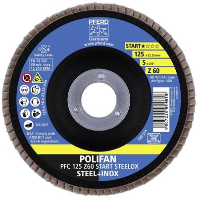 PFERD TOOLS 69300935 PFC 125 Z 60 START STEELOX Lamellenschijf Diameter 125 mm Boordiameter 22.23 mm 10 stuk(s)