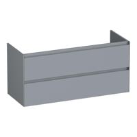Brauer Inspire - Onderkast - 120 cm - met 2 Softclose Lades Greeploos en 1 Sifon Uitsparing - Mat Grijs - thumbnail