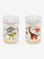 Glitterbeker met rietje voor kinderen DINO FRIENDS DIE SPIEGELBURG meerkleurig - thumbnail