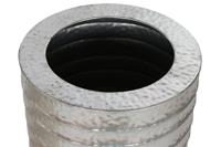 Plantenbakkenset Home ESPRIT Zilverkleurig Metaal 51 x 51 x 123 cm - thumbnail