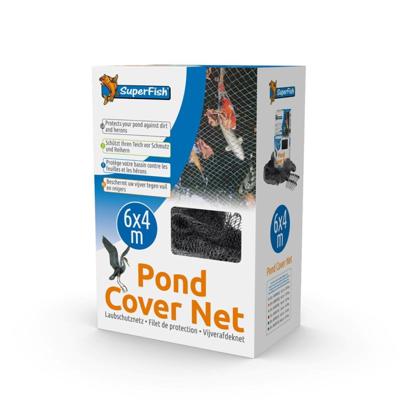 Superfish vijverafdeknet 6 x 4 m 14 pinnen - Superfish