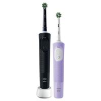 Oral-B Vitality Pro Duopack Type 3575 Elektrische tandenborstel Violet, Zwart - thumbnail