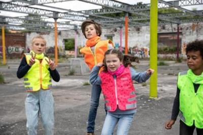 Wowow Reflectievest kids nutty jacket maat xs roze
