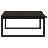 Badkamer wandschap staal en massief eikenhout - thumbnail