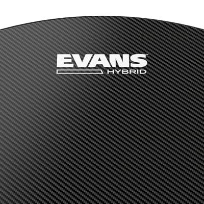 Evans SB13MHB Hybrid Black Marching Snare Drum Head, 13 Inch
