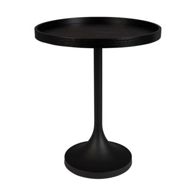 Zuiver Ronde Bijzettafel 'Jason' 46cm, kleur Zwart Zuiver Ronde Bijzettafel 'Jason' 46cm, kleur Zwart