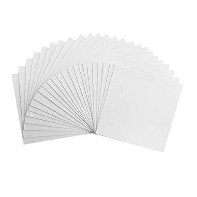 Florence • cardstock papier 216g textuur 15,2x15,2cm wit 24x