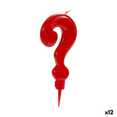 Kaars ? Verjaardag Rood (12 Stuks)